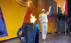 La Fiamma Olimpica nella Capitale italiana della Cultura