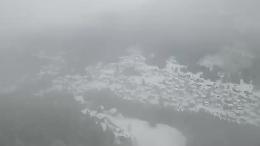 Sulle Dolomiti la prima neve di stagione