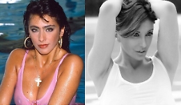 Sabrina Salerno ieri e oggi: costumi e magliette hot come a 20 anni