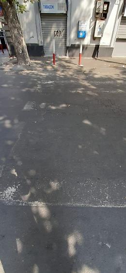 Catania: segnaletica orizzontale assente