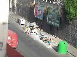 In corso dei Mille a Catania una discarica a cielo aperto che si “rigenera”
