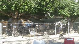 Nuovo crollo in piazza Cavour ad Agrigento