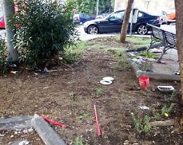 Catania: quartiere della città nel  degrado.