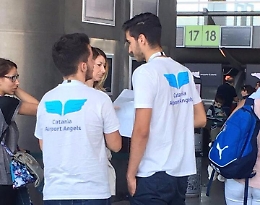Grazie all'alternanza scuola-lavoro, tornano gli Airport Angels a Fontanarossa