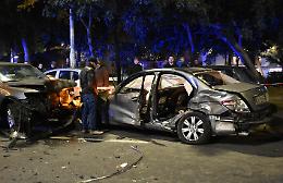 Catania, maxiscontro in viale Sanzio causato da malore di automobilista