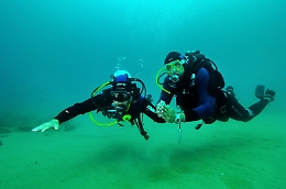 Gi&ugrave; in fondo al mare, anche se cieco, per Stefano non ci sono barriere