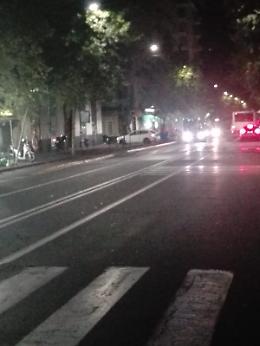 Catania: confusione sulla segnaletica orizzontale in Viale V. Veneto