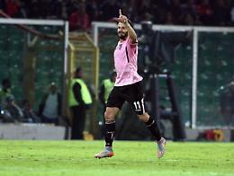 Gilardino risponde al gol di Perisic Il Palermo ferma l’Inter di Mancini