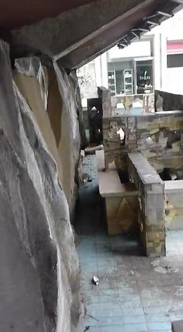 Catania, lo stato di degrado di Largo Paisiello