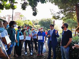 Volontari al lavoro a Parco Falcone: interventi di pulizia e ripristino