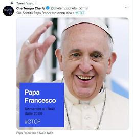 Il Papa da Fazio a "Che tempo che fa": riserbo su come e dove avverrà l'intervista