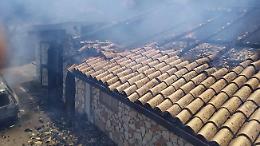 Incendio doloso a Montaperto