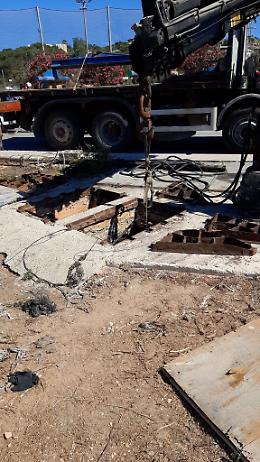 Lampedusa, tamponato il problema alla fognatura di via Madonna