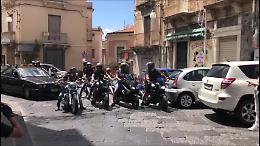 Bronte, un centinaio di centauri da Sicilia e Calabria al motoraduno