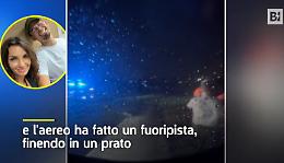 Volo e atterraggio nella tempesta per Elettra Lamborghini e Afrojack