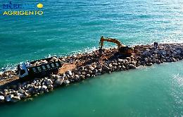 Eraclea Minoa, il cantiere per contrastare l'erosione che non convince Mareamico