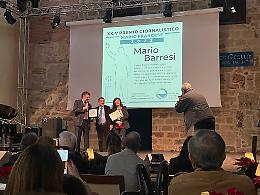 Il Premio Mario Francese al nostro Mario Barresi: «Lo dedico a tutti i colleghi siciliani»