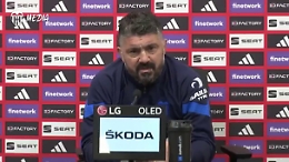 Gattuso al giornalista: «È la quarta volta che mi chiedi la stessa cosa...»