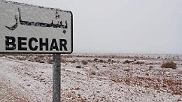 La neve arriva anche in Algeria e nel deserto del Sahara