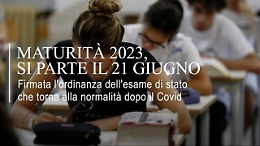 Maturit&agrave; 2023, si parte il 21 giugno
