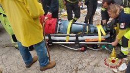 Palermo: vigili del fuoco intervengono per soccorrere un escursionista