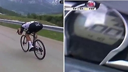 Lungo la discesa dall'Albula Pass dove è precipitato Gino Mader: si arriva a toccare i 100km orari