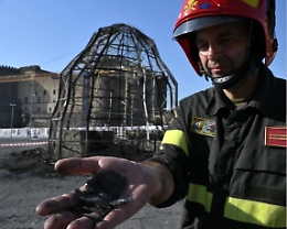 Distrutta da un incendio la "Venere degli stracci" 