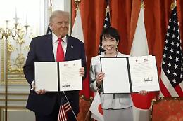Trump accolto "in trionfo" dalla premier giapponese Sanae Takaichi: «Lo sosterrò per  il Nobel per la Pace»