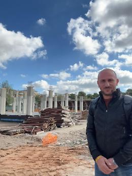 Vittoria, sopralluogo dell'assessore Nicastro nel cantiere di viale Europa