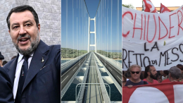 Nella giornata del "No Ponte" Salvini insiste: «Rifare la gara significa dire "non lo vogliamo"» 