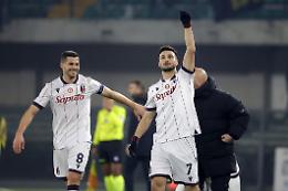 Il Bologna si sblocca dopo due mesi e inguaia il Verona: al Bentegodi finisce 3 a 2