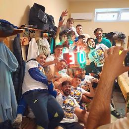 Il Licata torna in Serie D: travolto il Montelepre, esplode la festa gialloblu con tre turni d'anticipo