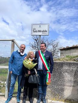 Intitolata via Tot&ograve; Mirabile nella contrada Balatelle: omaggio al sindaco che contribu&igrave; allo sviluppo di Cammarata