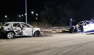 Il meccanico pestato a sangue, incendiate due auto Range Rover al presunto aggressore