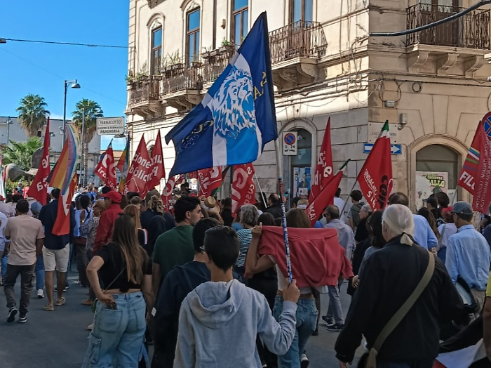 Siracusa, un migliaio di partecipanti al corteo Pro Palestina