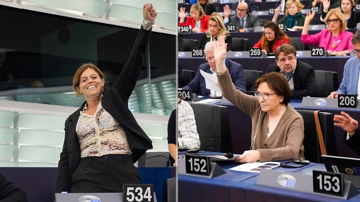 Ilaria Salis e l'aula di Strasburgo 