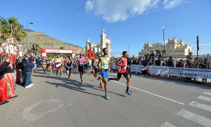 Atletica: edizione record della Palermo International Half Marathon sotto gli occhi di due leggende dello sport, Totò Antibo e Giusy Versace