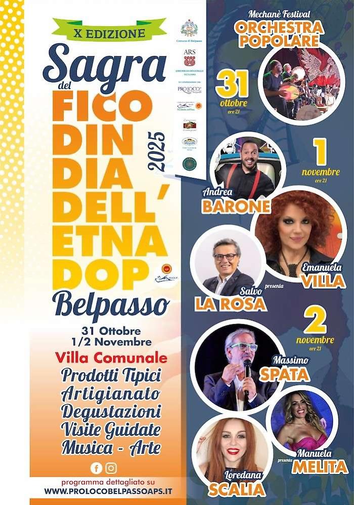 Sagra del ficodindia dell'Etna DOP a Belpasso: sapori, spettacoli e tradizione 