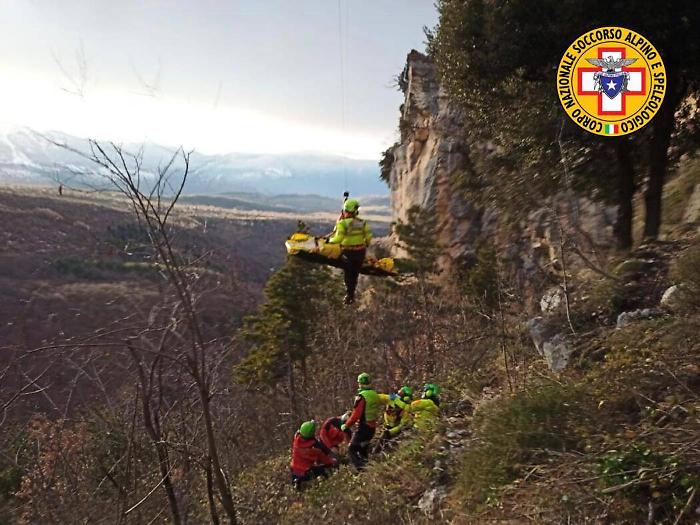 Il CNSAS a Roccamorice (archivio) 