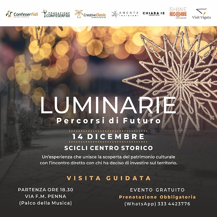 Scicli si illumina: Luminaria, percorsi di futuro tra luminarie e giovani imprenditori
