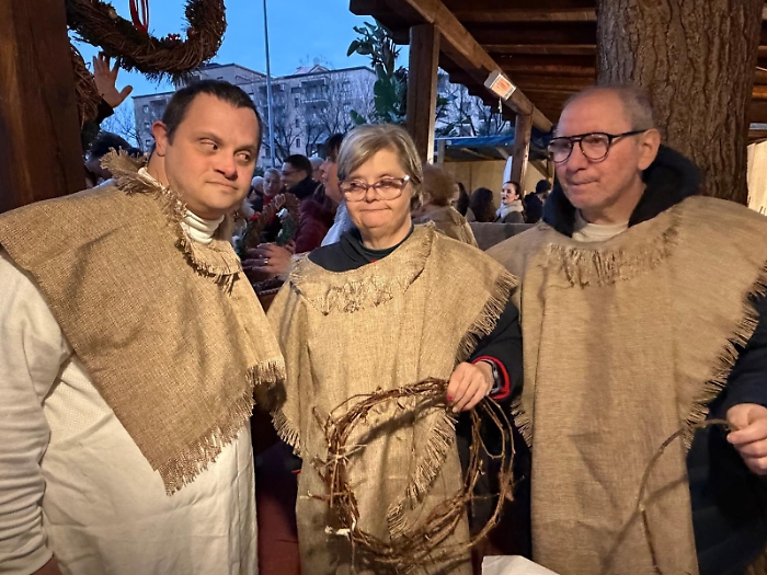 Il presepe vivente, disabili gravi sotto la cometa