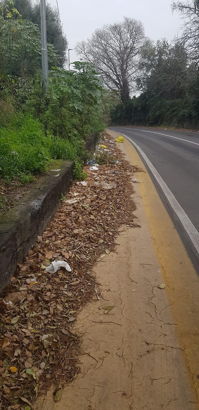 una ciclabile in zona Aci Catena (via Alimena)