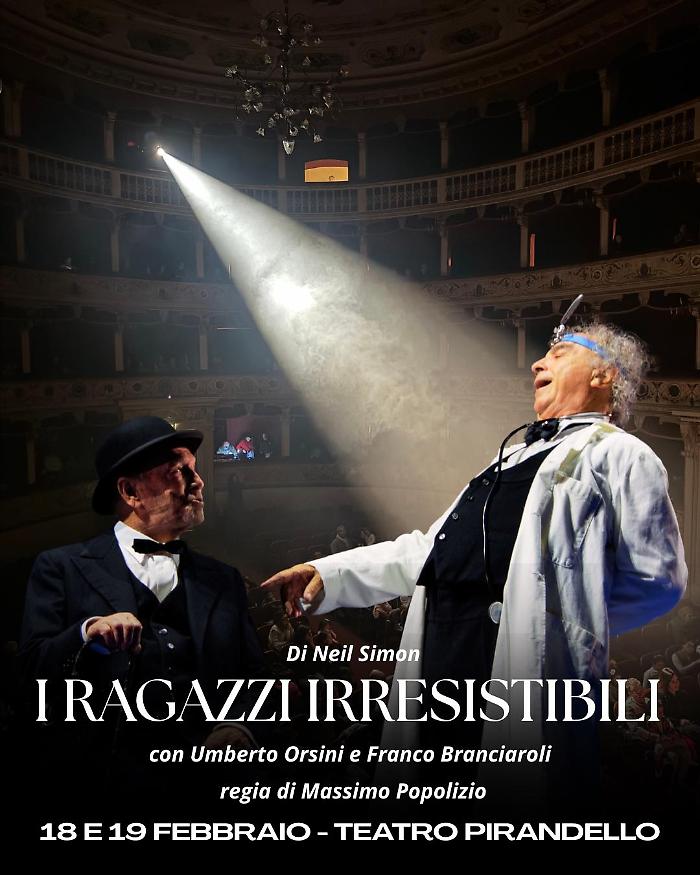 Al Teatro Pirandello arrivano i giganti: Orsini e Branciaroli ne "I ragazzi irresistibili"