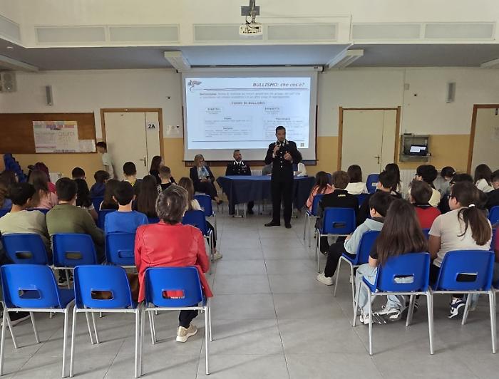 Cyberbullismo e trappole dei social: i carabinieri incontrano gli studenti di Racalmuto e Grotte