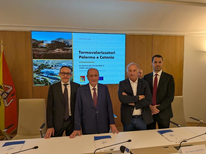 Palermo e Catania, presentati i termovalorizzatori: &laquo;Emissioni di diossina 32 volte meno di quello di Copenaghen&raquo;