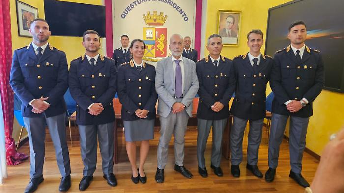 Nuovi commissari alla Questura di Agrigento: rinforzi per la sicurezza in provincia
