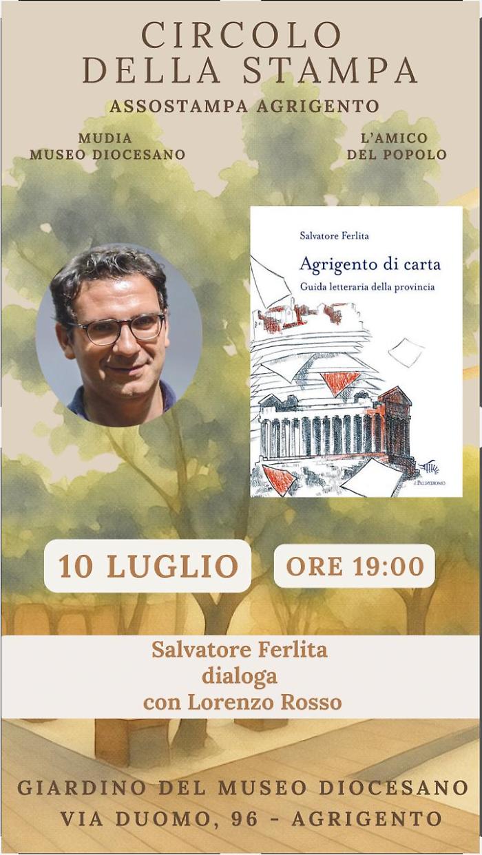 Al Circolo della Stampa di Agrigento il viaggio letterario con Salvatore Ferlita