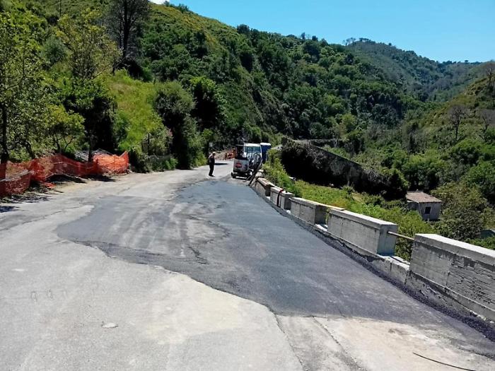 Riaperto il tratto della Sp 45 a Massa S. Nicola